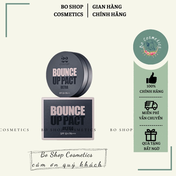 Phấn Tươi Ver. 22 Chosungah Bounce Up Pact Ultra SPF50+ PA+++ 11g Kèm Lõi