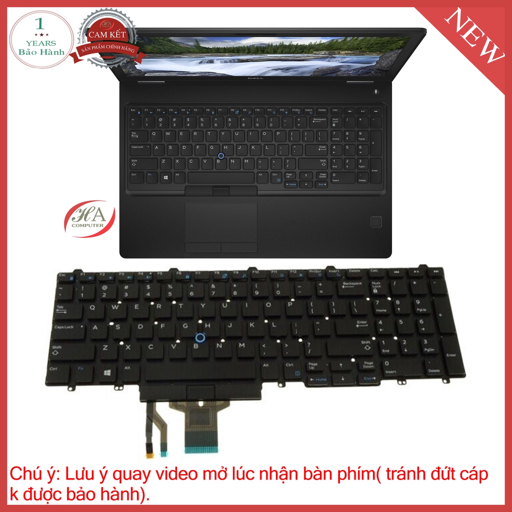 Bàn phím dell Latitude 5590