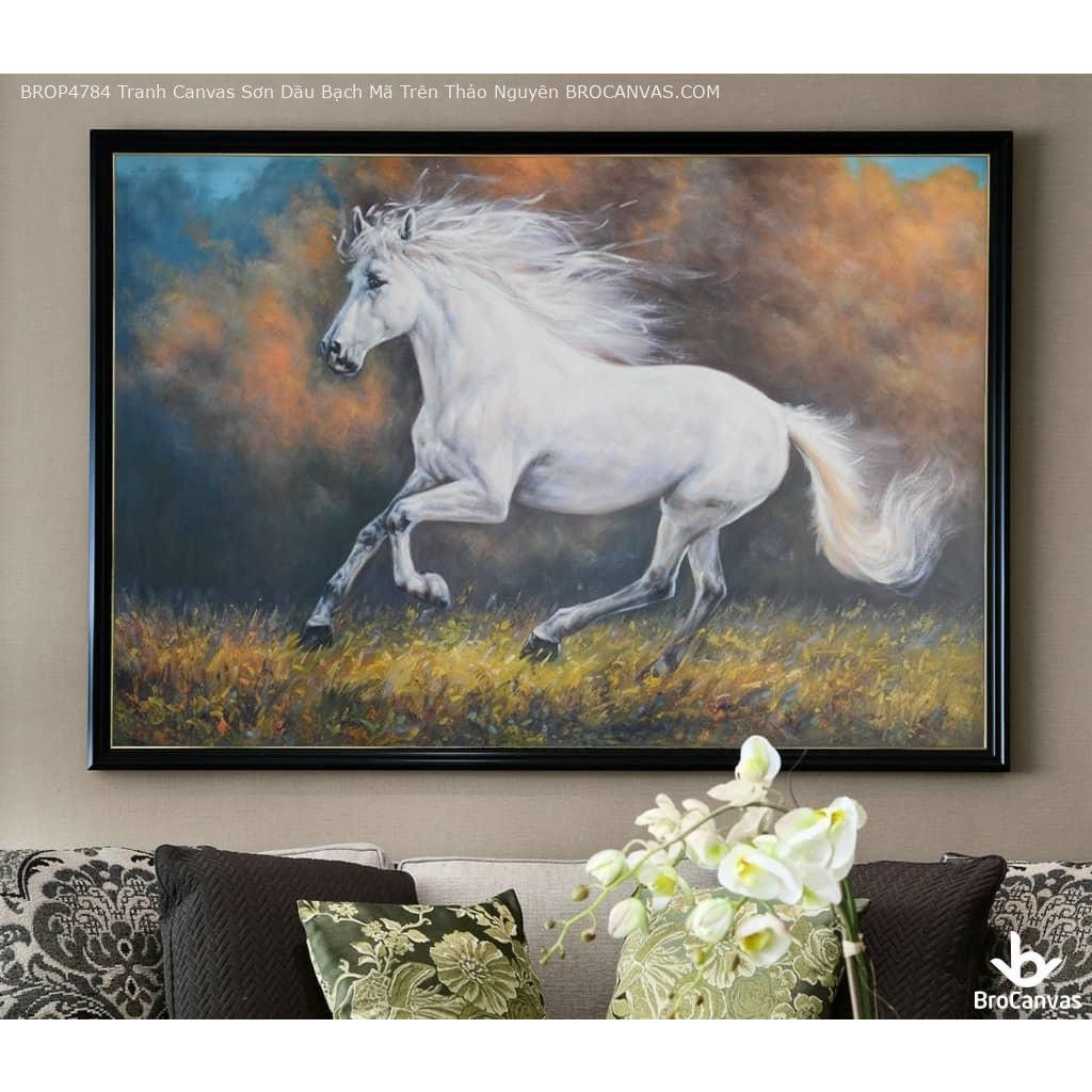 15 Mẫu Tranh Treo Tường Ngựa Hiện Đại - Mã Đáo Thành Công - Phong Thuỷ - Trang Trí Phòng Khách Khách sạn - Melyhome Deco