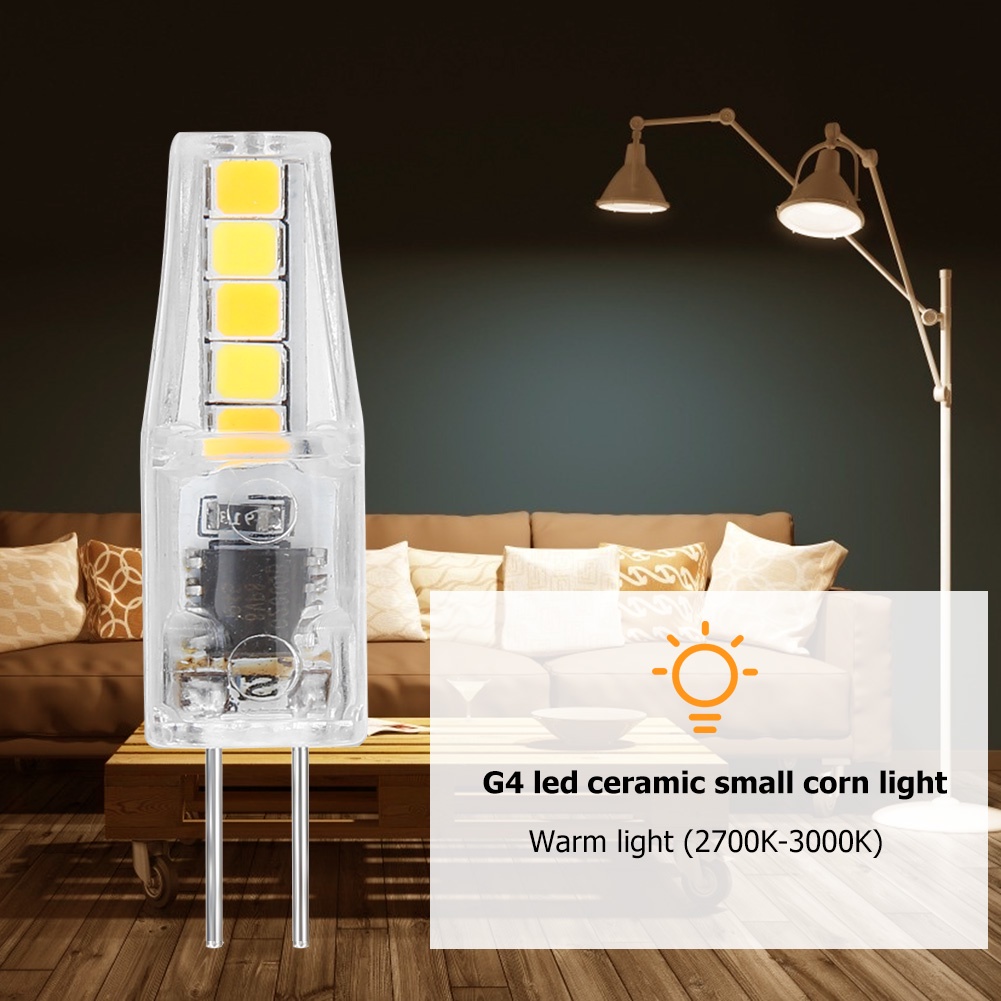 10 Bóng Đèn LED Tiết Kiệm Năng Lượng 220V AC 2W G4 SMD2835