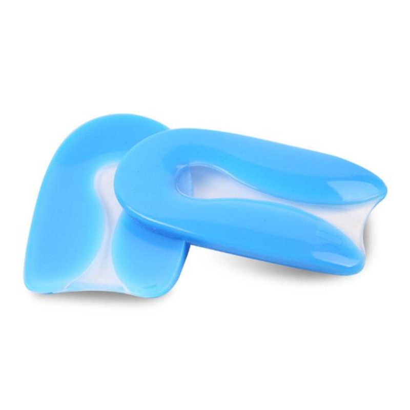 1 Cặp Đệm Silicone Gel Lót Gót Chân Hình Chữ U Giảm Đau