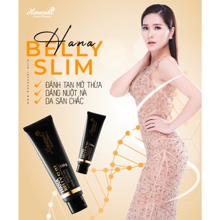 Kem tan mỡ hana belly slim