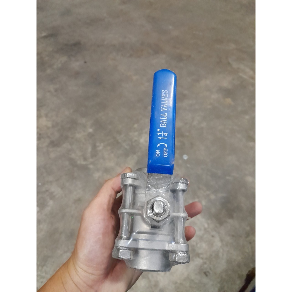 Van Bi inox nối hàn loại 3 mảnh stainless Steel 3 Piece Body Ball Valve