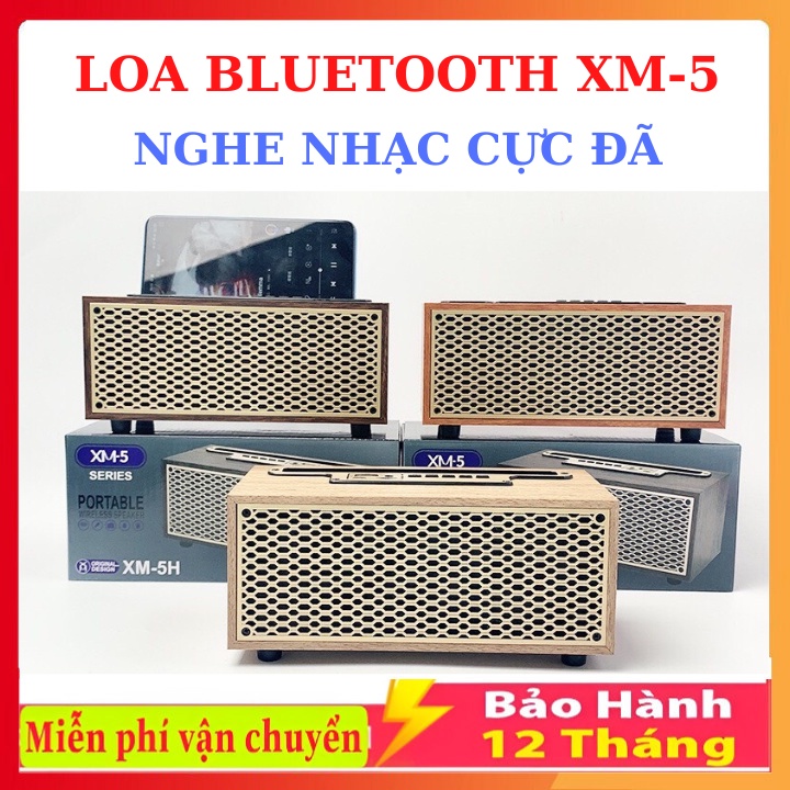 Loa Bluetooth XM5 , Thiết Kế Tinh Tế, Màng Loa Tổ Ong Đẹp Mắt, Trang Trí Bàn Làm Việc, Âm Thanh Lớn 