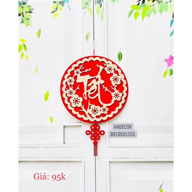 Liễng gỗ trang trí Tết