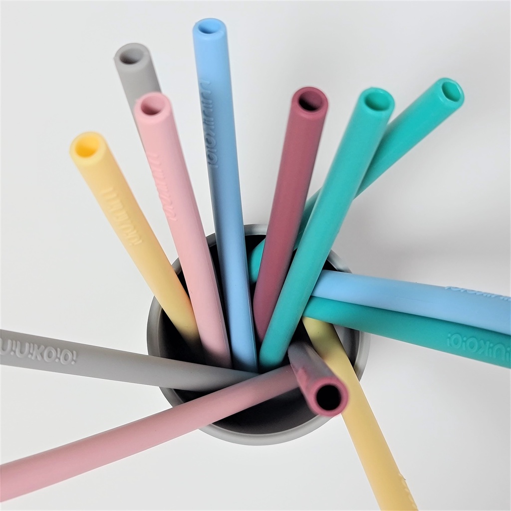 Set cọ rửa và ống hút silicone Minikoioi cho bé