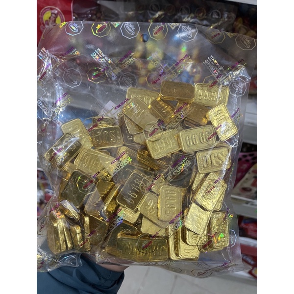 Kẹo Sô cô la Phú Cường Vàng Miếng SJC 400g