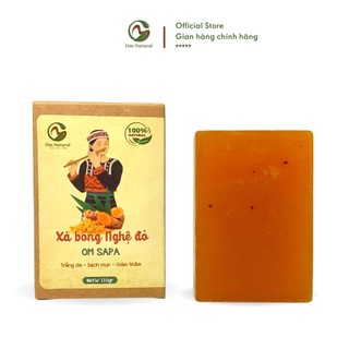 Xà bông nghệ đỏ Om Sapa (OM NATURAL) 110Gr