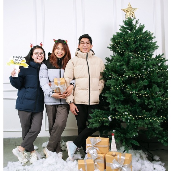 Áo Phao Nam Nữ Tabalo Retro Nuptse - Áo Phao Béo Đại Hàn Mùa Đông Có Mũ Tháo Rời, Áo Khoác Phao Cực Ấm | BigBuy360 - bigbuy360.vn