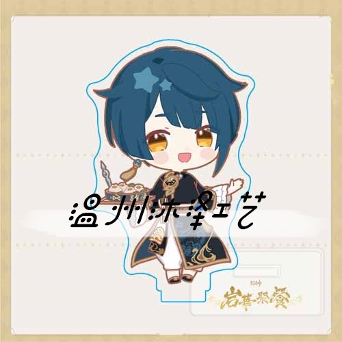 Nhân Vật Barbara Venti Zhongli T03P Bằng Acrylic Kích Thước 8cm