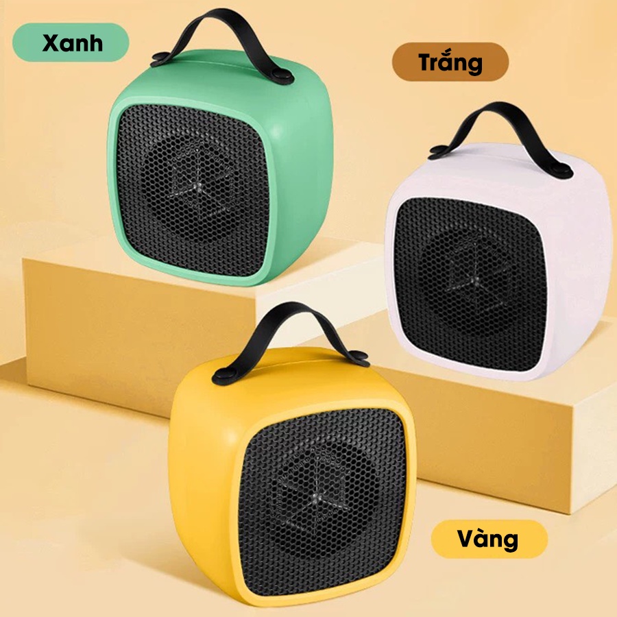 Máy sưởi mini để bàn công nghệ sợi đốt tiếng kêu êm tiết kiệm đệm dùng trong không gian nhỏ