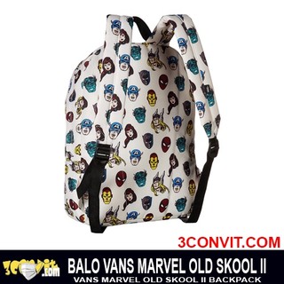 Balo Van s X Marvel Old Skool II màu trắng