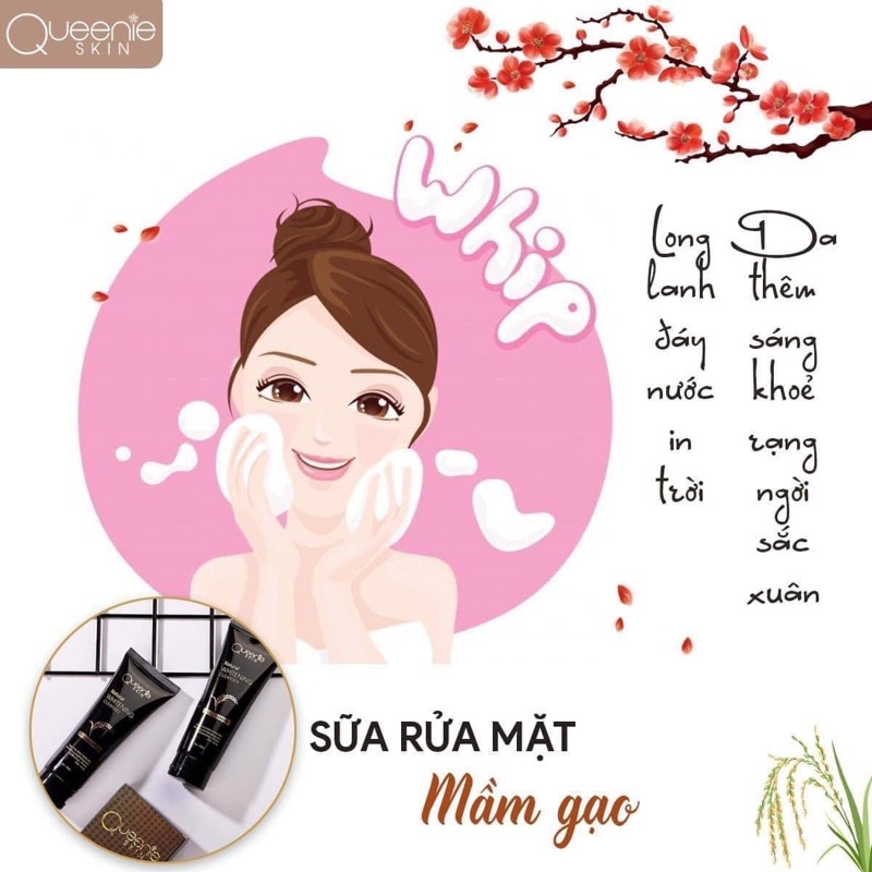 sữa rửa mặt mầm gạo