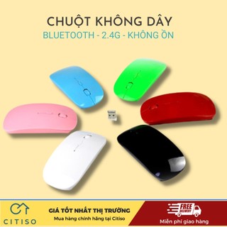 Chuột không dây pin 2a bluetooth cho laptop, macbook, ipad, tablet