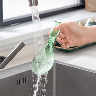 Muỗng Xới Cơm Điện Dọc Dày Dặn Không Dính 3 Màu Lựa Chọn