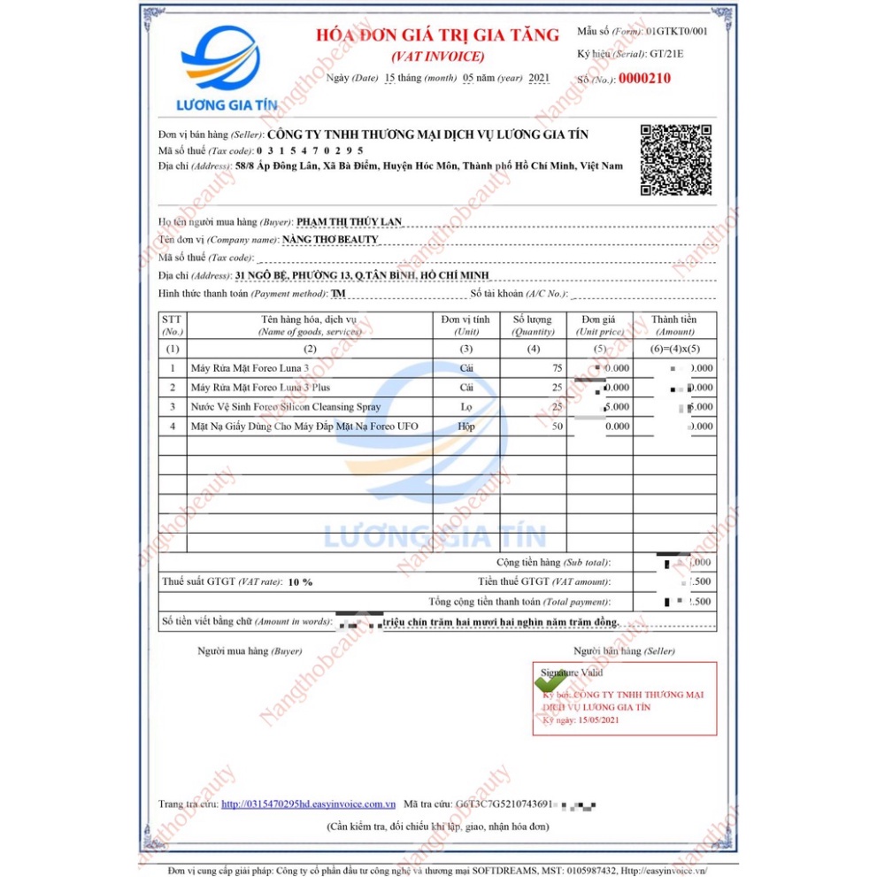 Máy Rửa Mặt Foreo Luna 3 chính hãng - Bảo hành 2 năm