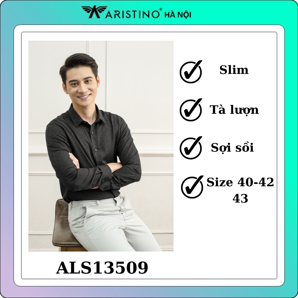 Áo sơ mi nam dài tay Aristino ALS13509