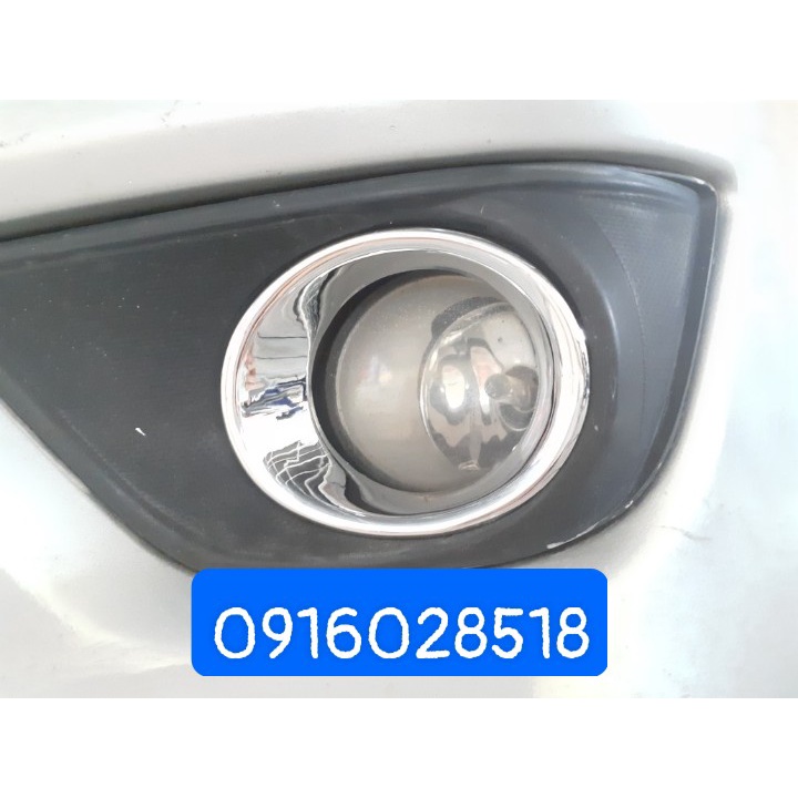 Ốp đèn gầm, đèn sương mù trước xe Toyota Innova 2012-2016 mạ Crom sáng bóng, ốp xi mạ xe o to