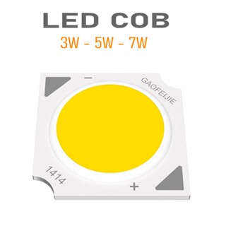 Chip Led COB 3W, 5W, 7W 16mm Ánh sáng Trắng - Vàng - Trung tính