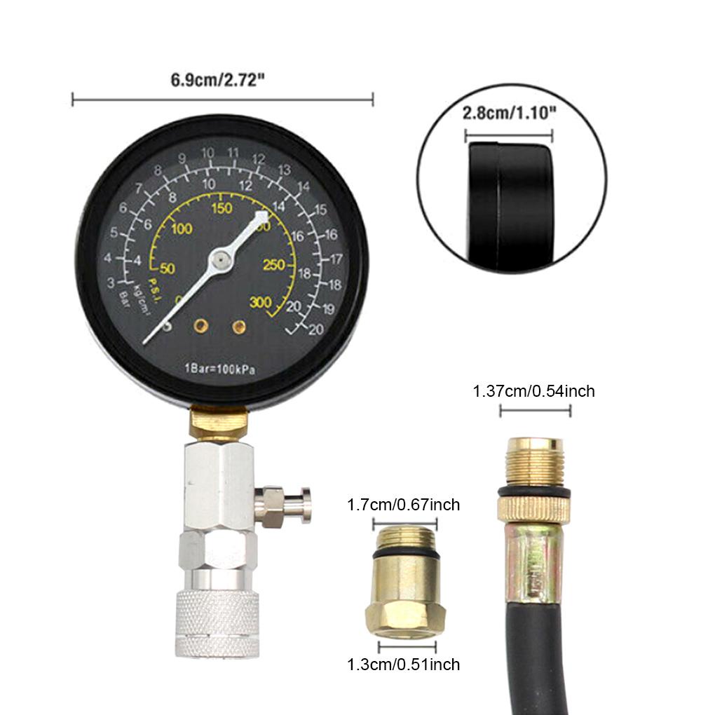 Dụng Cụ Đo Nén Động Cơ Xe Hơi Chuyên Nghiệp 11-inch