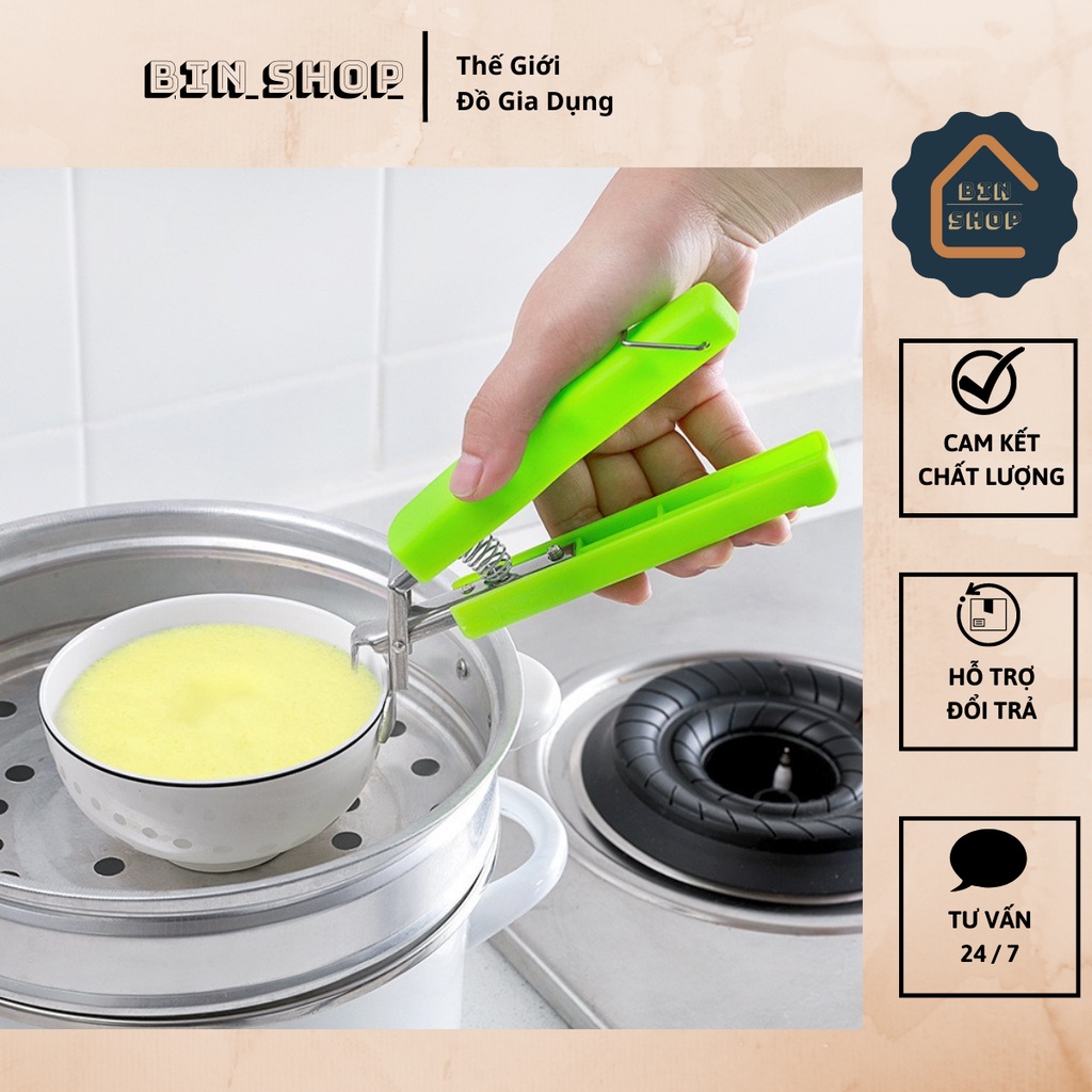 Kẹp gắp nóng thông minh, Kẹp đồ ăn đồ nóng tiện lợi - Bin Shop