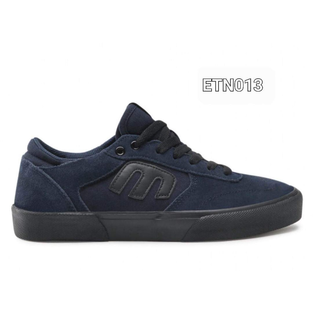 Giày Etines chuẩn xuất xanh đen logo đen, đế đen.