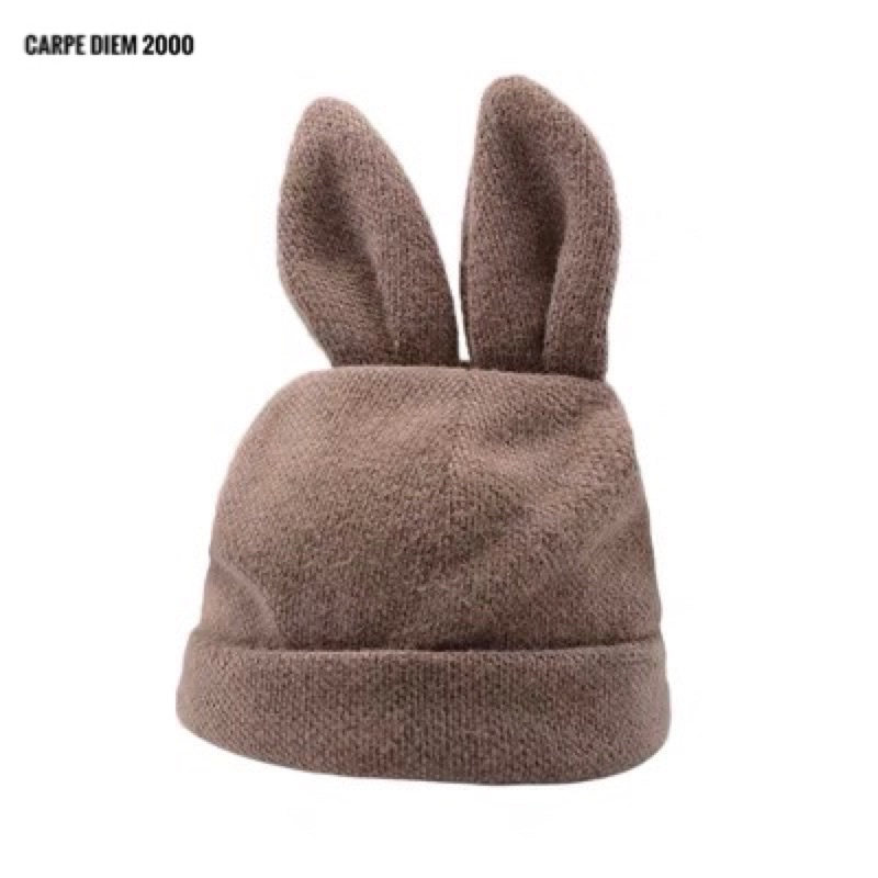Bunny Ears Beanie - Mũ len tai thỏ ấm áp có nhiều màu