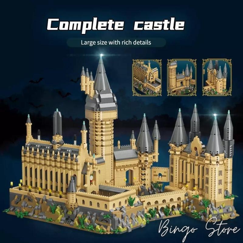 MÔ HÌNH LẮP RÁP LÂU ĐÀI PHÉP THUẬT HOGWARST 7000 CHI TIẾT