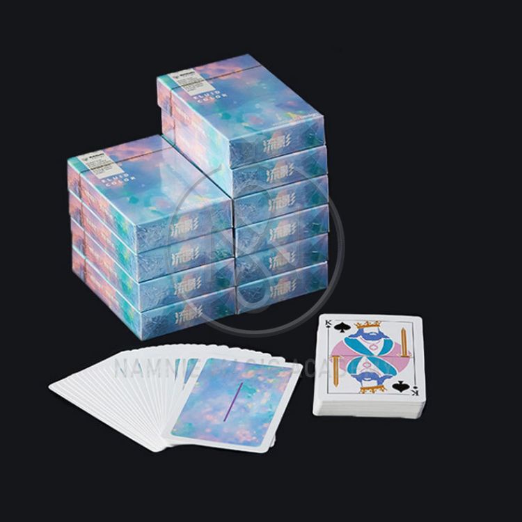 Bộ Bài Tây Phong Cách Màu Nước, Poker , Ảo Thuật , Hologram Playing Card , Tam Quốc Màu Loang Siêu Đẹp
