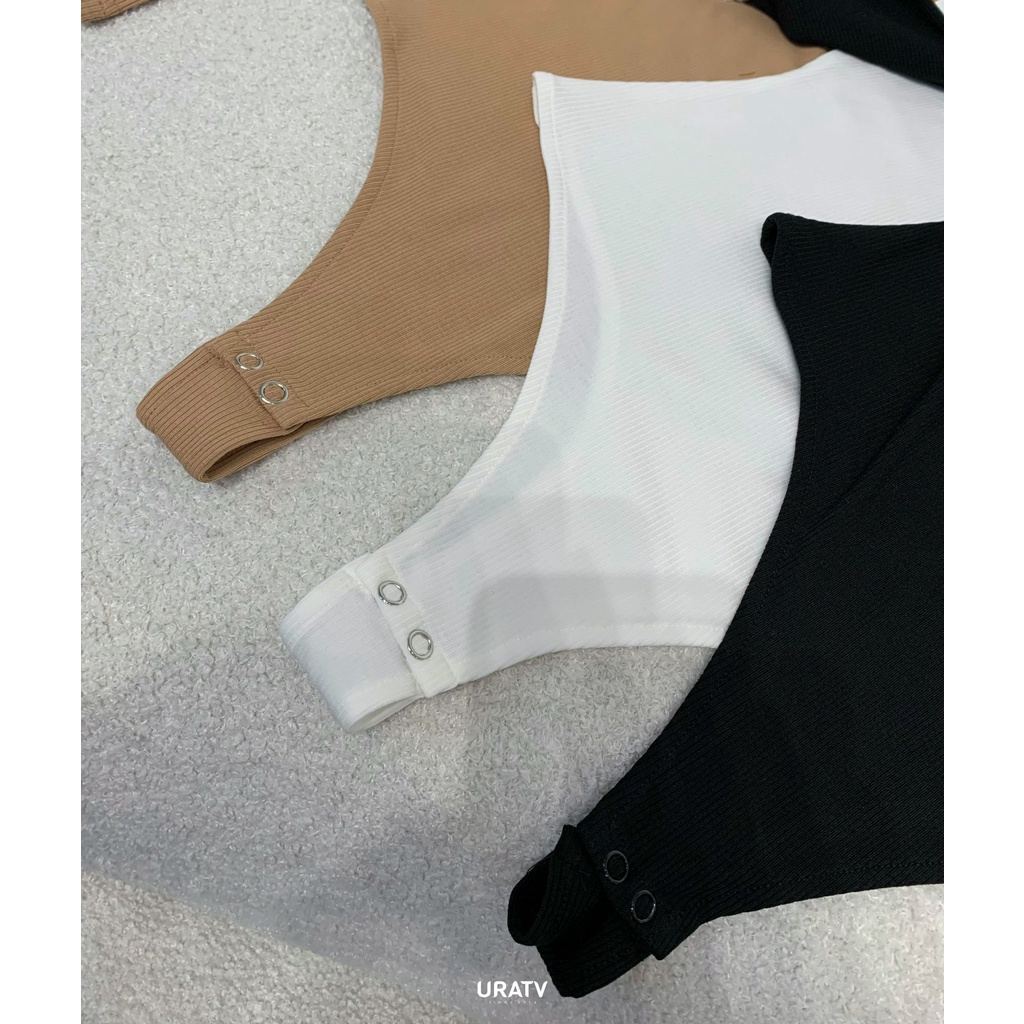 [CÓ SẴN - ẢNH THẬT] Bodysuit khoá đồng Uratv | BigBuy360 - bigbuy360.vn