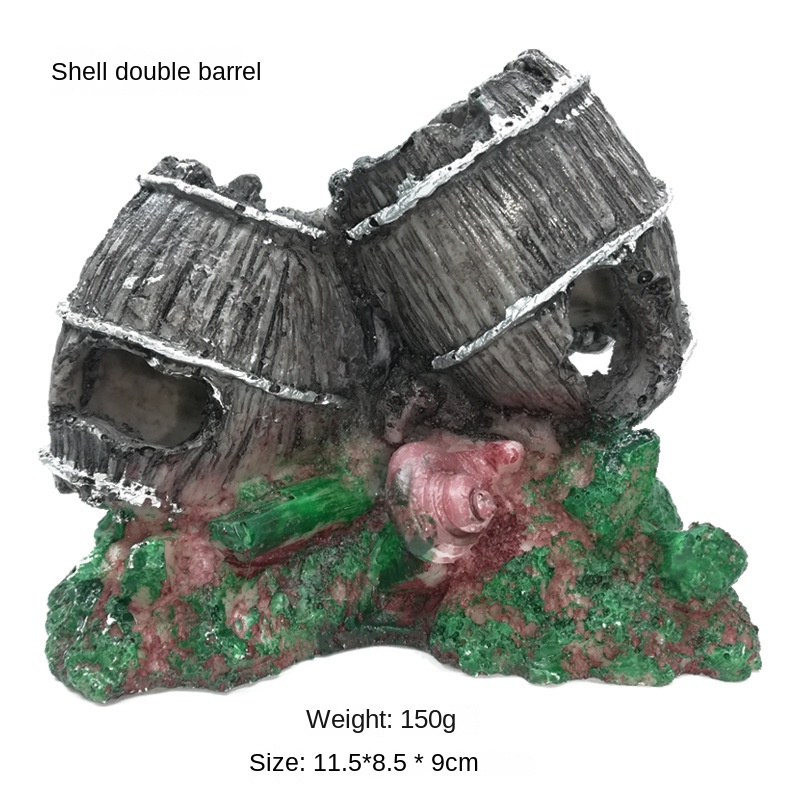 Thùng Đựng Rác Trang Trí Bể Cá Họa Tiết Hoạt Hình SpongeBob