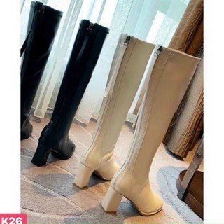 Bốt đùi da lì 7cm hàng xịn
