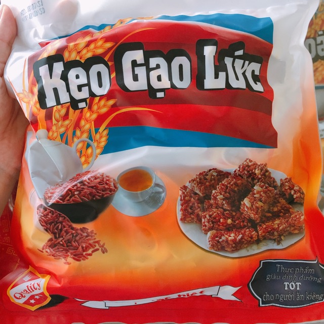 Kẹo Lức Đặc Sản Thái Bình - Kẹo Lức Đình Mạnh Gói 300g
