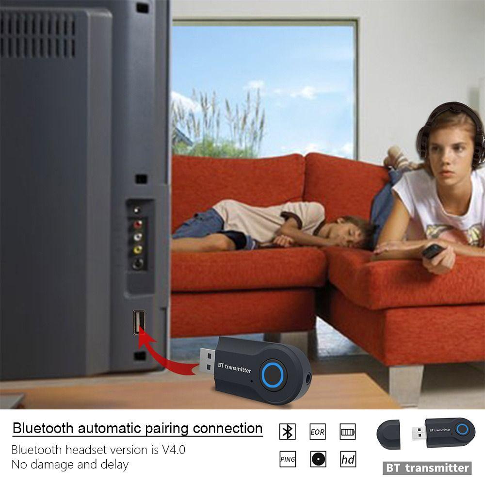 .Bộ Truyền Tín Hiệu Âm Thanh Bluetooth Không Dây USB Cho PC TV