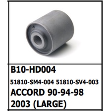 Tay điều khiển dưới Mô hình Bushing HONDA ACCORD G6 Năm 97-02