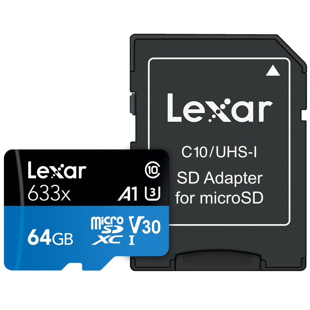 Thẻ nhớ MicroSD Lexar 32GB/ 64GB/128GB class 10 UHS-I - tốc độ100MB/s, kèm Adapter, dùng cho camera, máy ảnh, máy quay | BigBuy360 - bigbuy360.vn