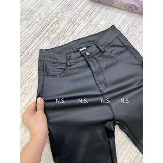 Quần da cúc khoá lót nỉ