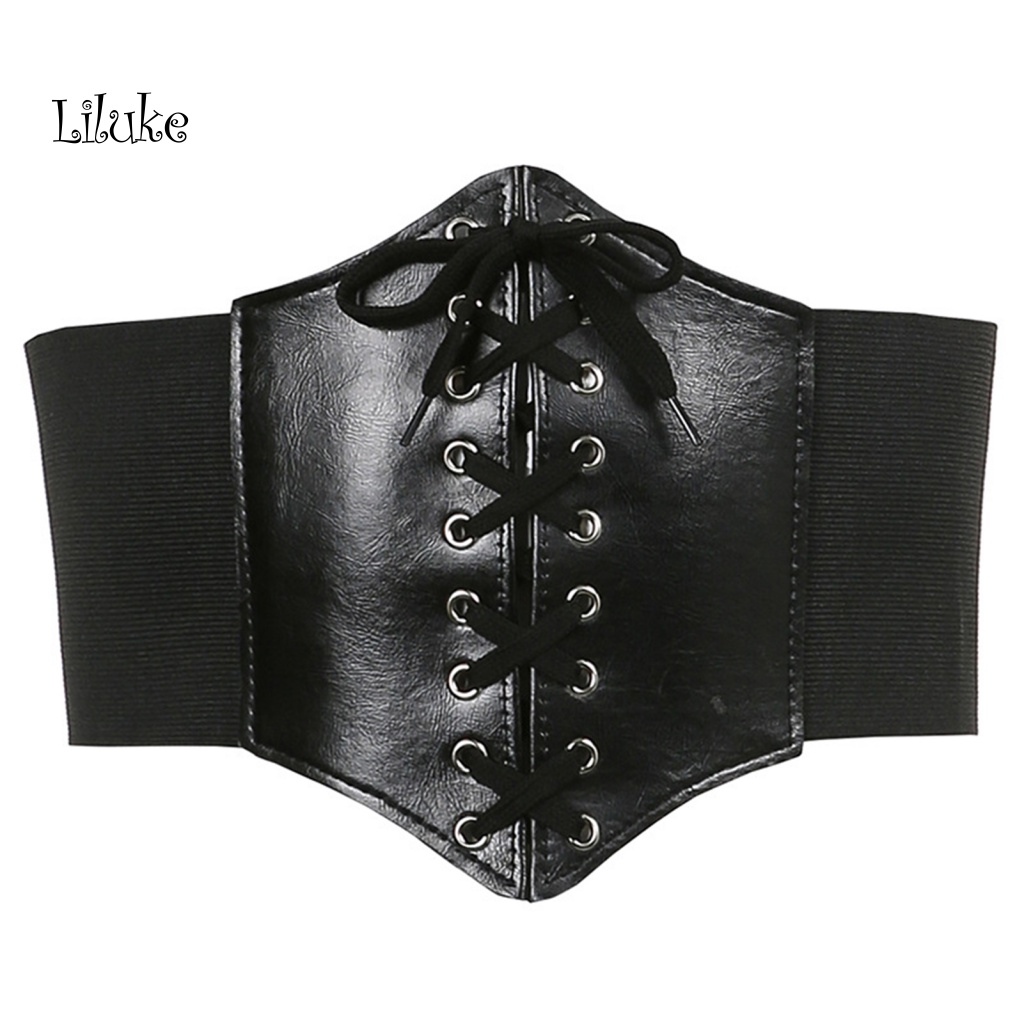 Đai Nịt Bụng Corset Giả Da Mềm Mại Cho Nữ