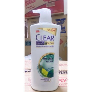 Dầu gội sạch gàu clear mát lạnh bạc hà