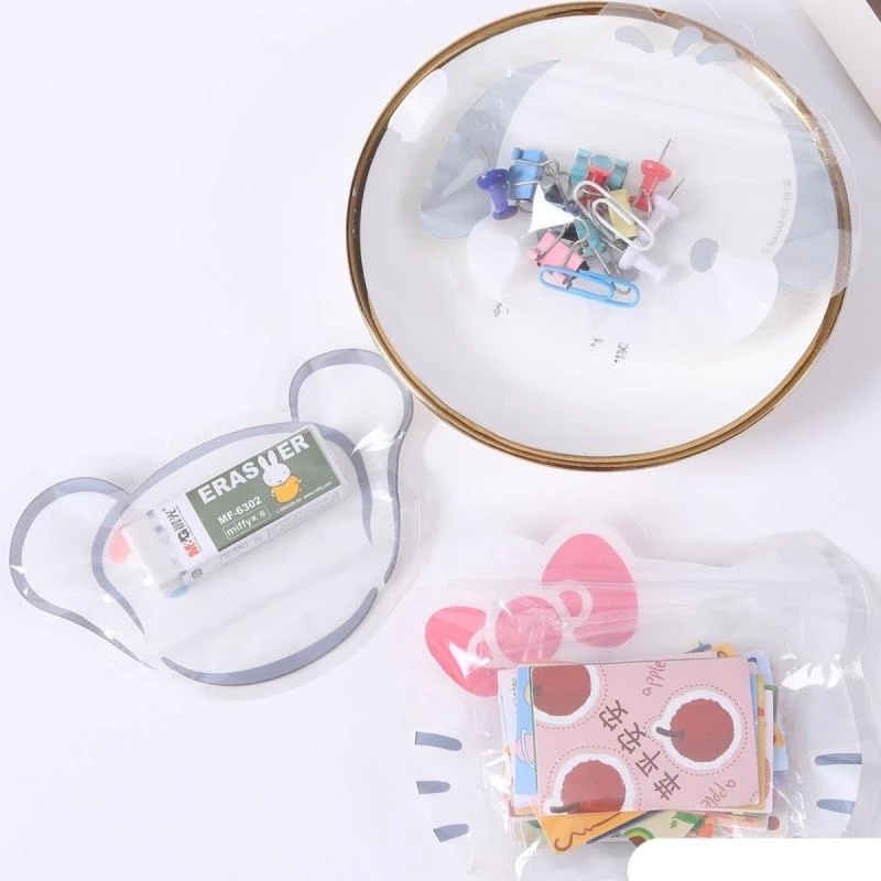 Bộ 5 Túi Đựng Bánh Kẹo Chống Ẩm Không Thấm Nước In Hoạt Hình Dễ Thương