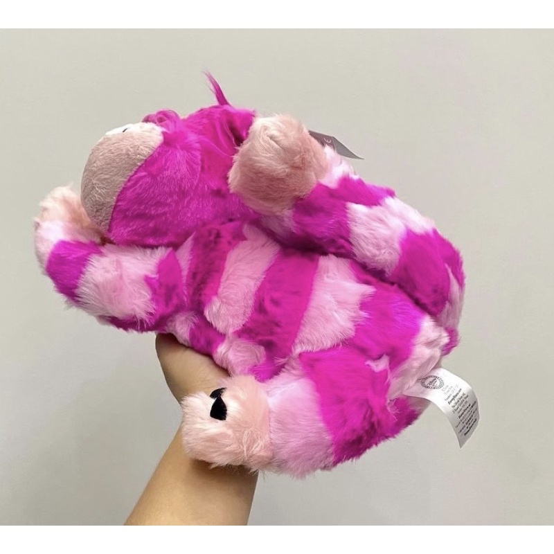 Gấu Bông Mèo Cheshire NEW Chính Hãng Disney Alice in Wonderland lông mềm mịn 35cm cat cười nhe răng vằn hồng chesire thú