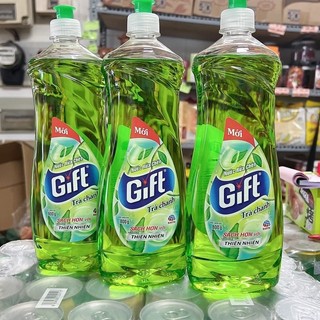 Nước rửa chén Gift 800ml trà xanh