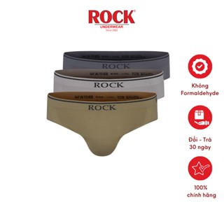 Combo 3 quần lót nam cao cấp ROCK SEAMLESS 502 không đường may co giãn tốt, thoáng mát,không cấn