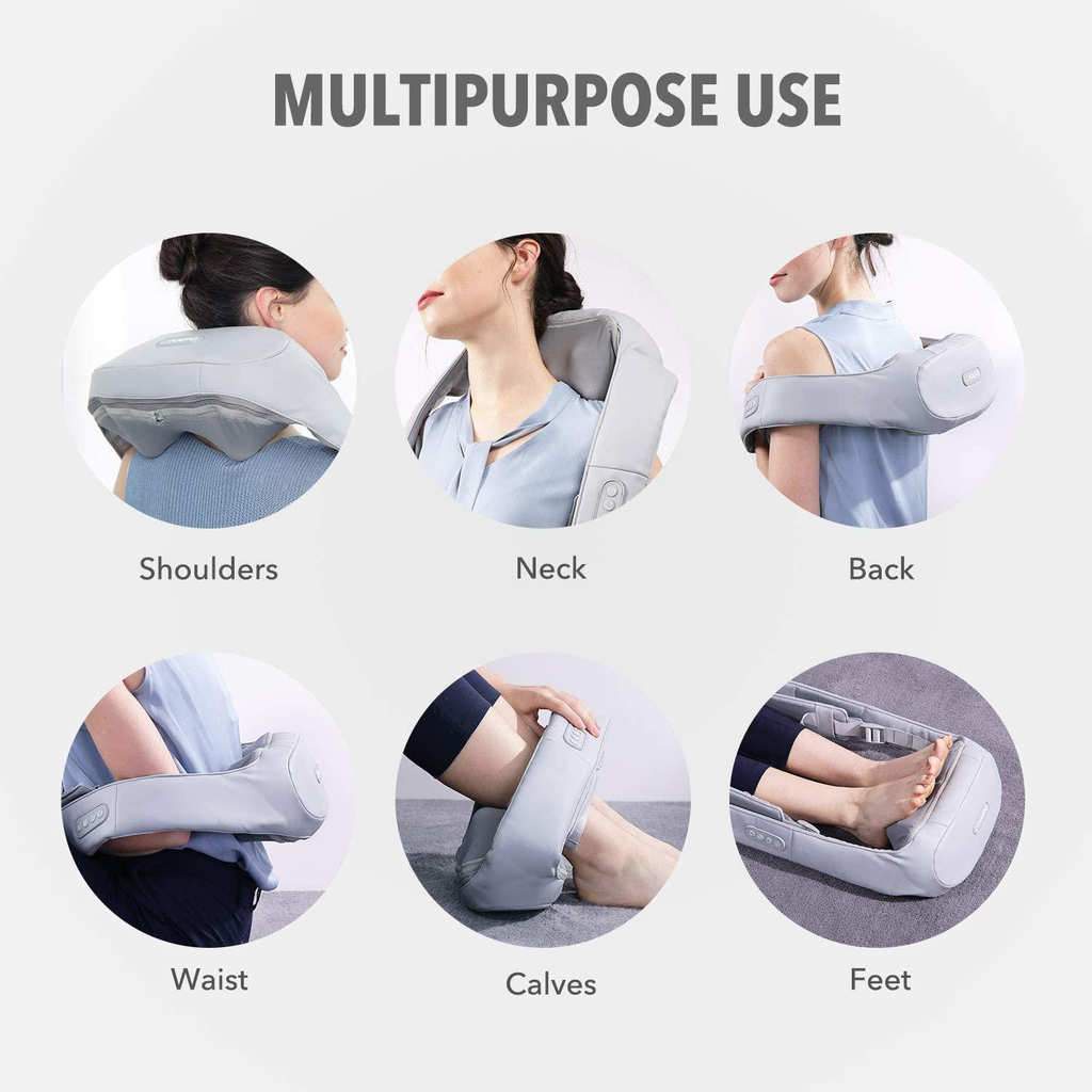 Đai Massage Naipo oCuddle-C1 - Massage Đá Nóng - Giả Lập Bấm Huyệt - Thương Hiệu Đức - Hàng Xuất USA - Mới 100% Sealbox