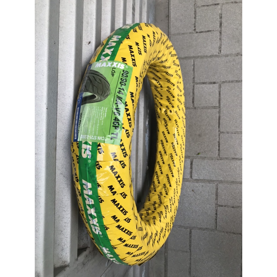 VỎ LỐP CHÍNH HÃNG KHÔNG RUỘT MAXXIS 6002 80+90/90-14 VARIO CLICK AIR BLADE VISION LUVIAS MIO...
