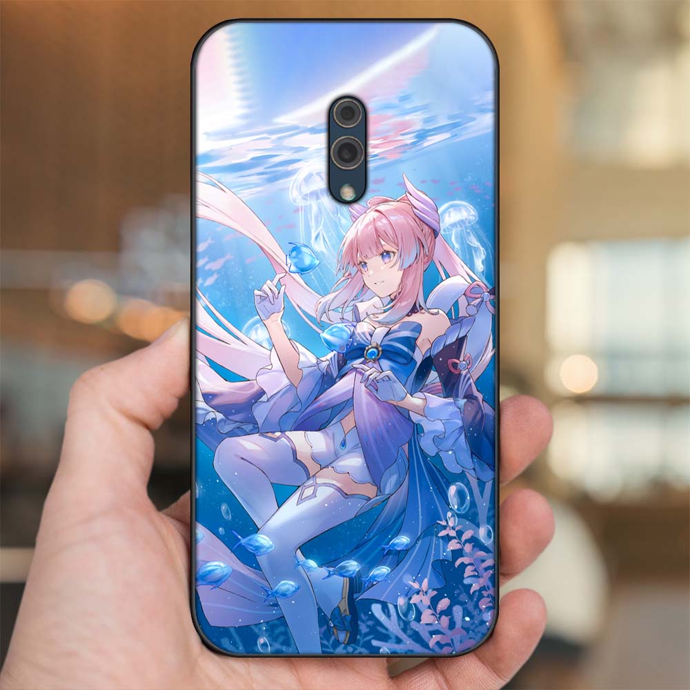 Ốp lưng Oppo K3 viền đen in hình Sangonomiya Kokomi Genshin Impact