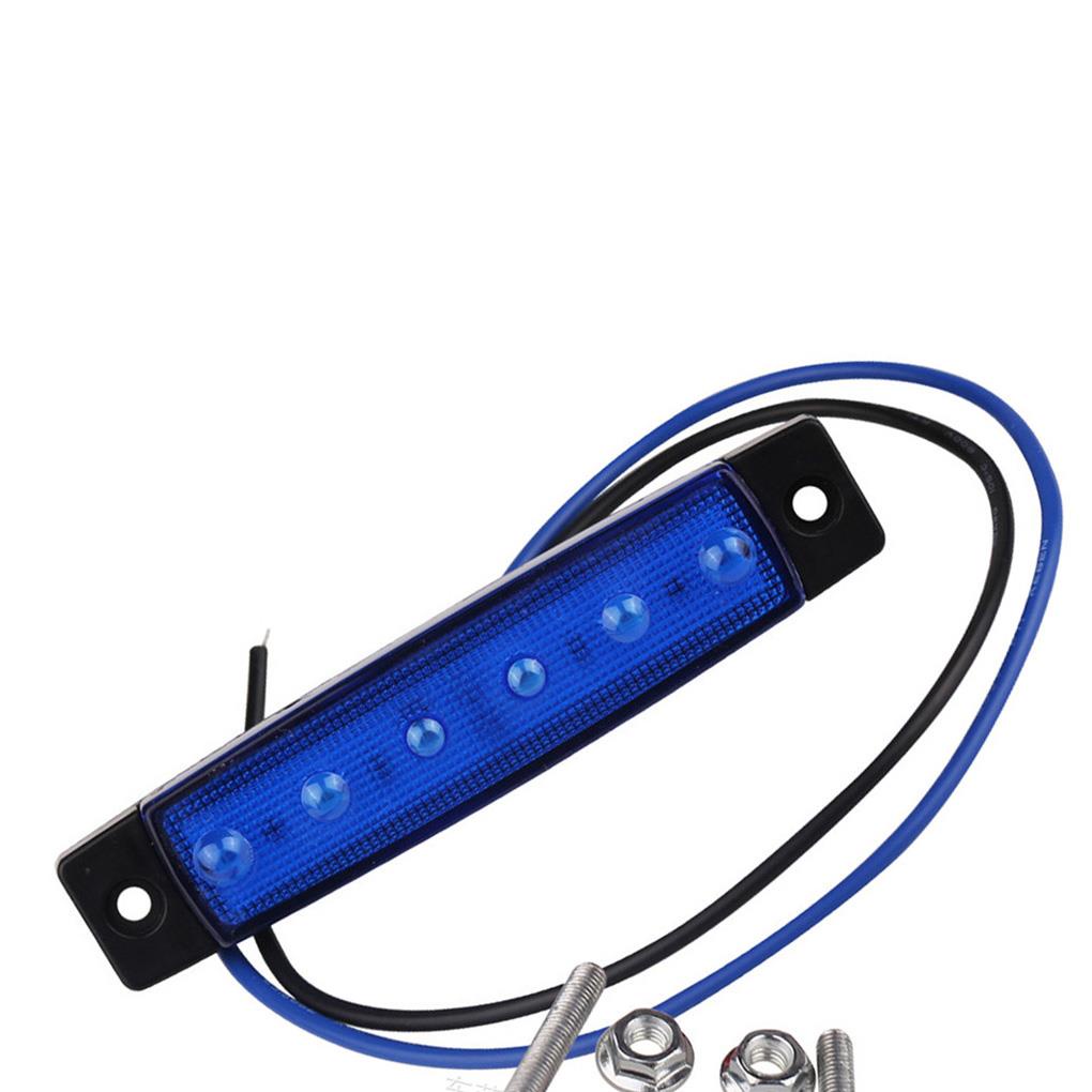 Set 10 Đèn Cảnh Báo 12V Ánh Sáng Vàng Chống Thấm Nước Gắn Bên Ngoài Xe Tải