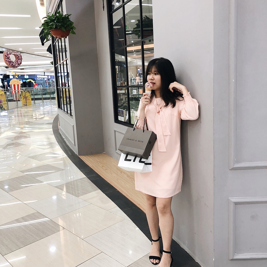 Đầm nơ basic Marc sz S M