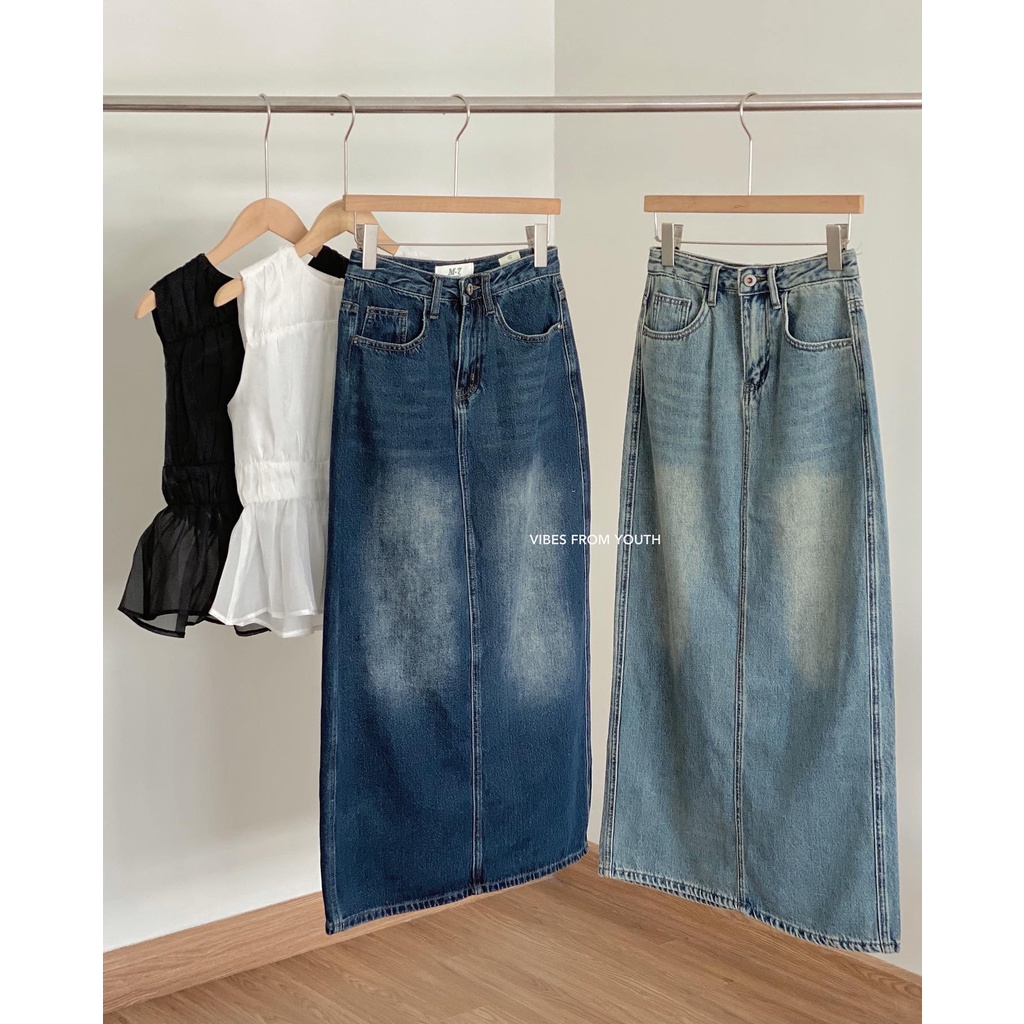 CHÂN VÁY JEAN DÀI_CV599