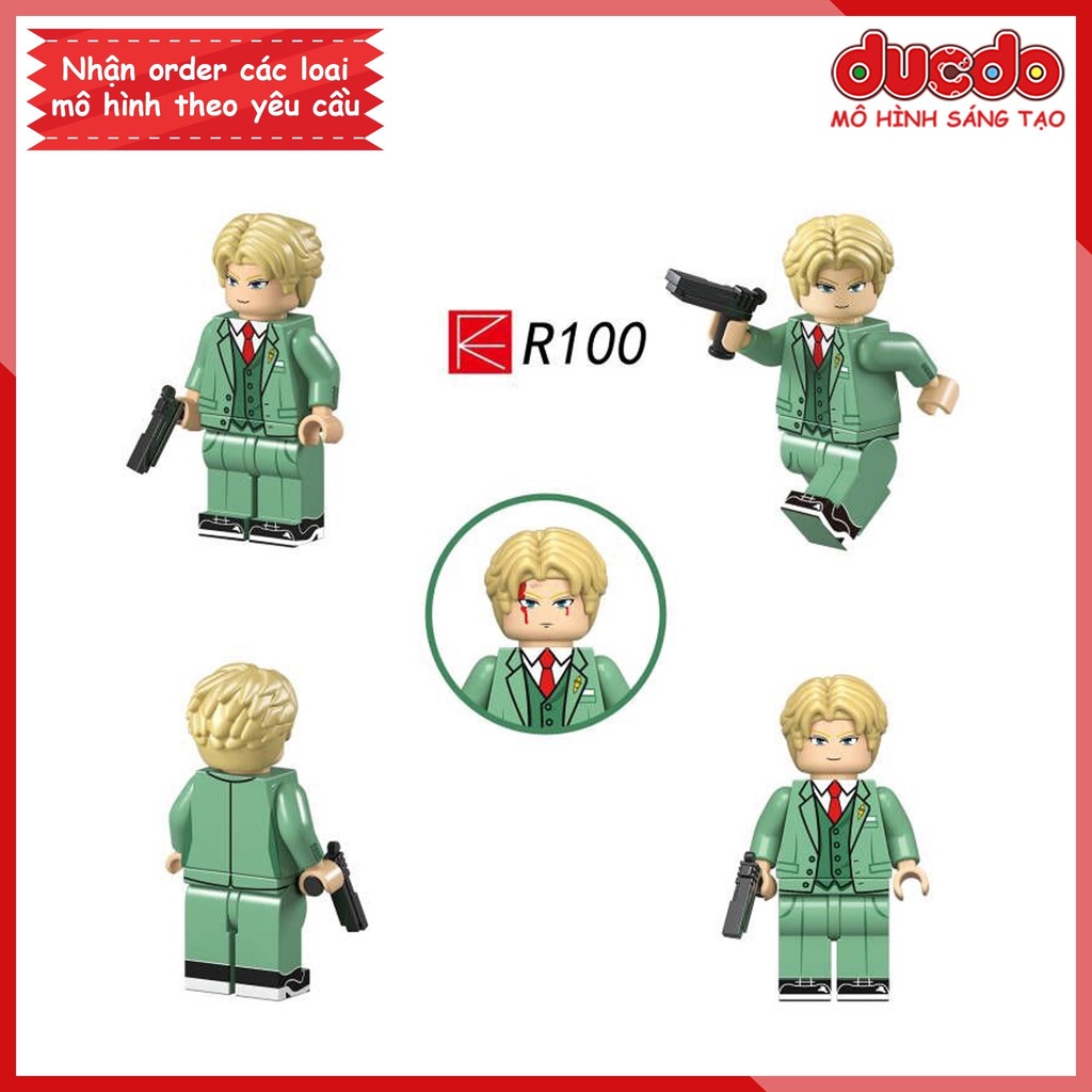 Minifigures nhân vật Gia đình Điệp Viên Spy x Family - Đồ chơi Lắp ghép Mini Mô hình Anja Forger Yor Loid RZL0002